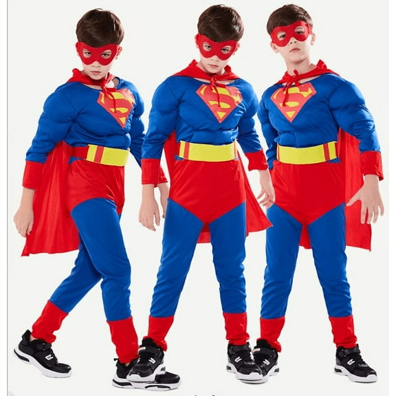 Wenchoice Super Man Muscle Costume L(5-6Y)