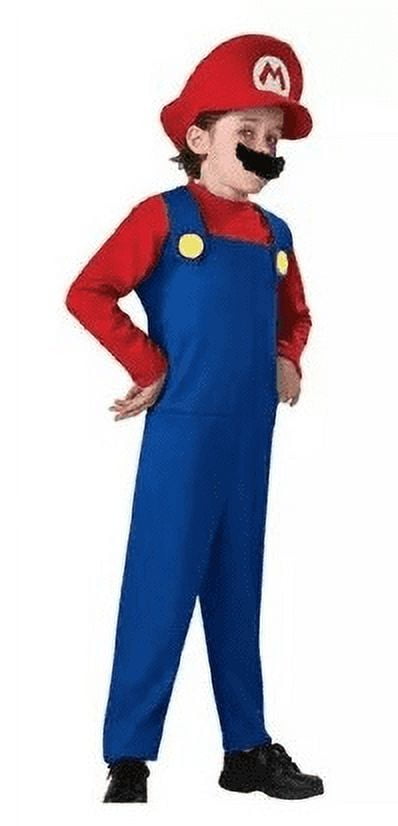 Wenchoice Super Mario Mario Costume L 7 9Y