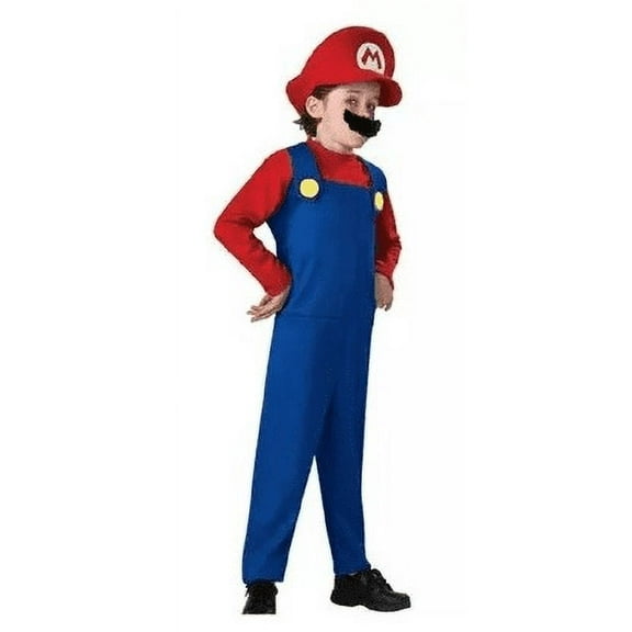 Wenchoice Super Mario Mario Costume L(7-9Y)