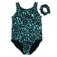 thumbnail image 1 of Wenchoice Turquoise Leopard Leotard Set - Infant, Toddler, Girls & Women Kids Xs(1-2Y), 1 of 2