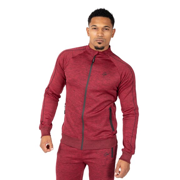 Wenden Track Jacket - Burgundy Red
