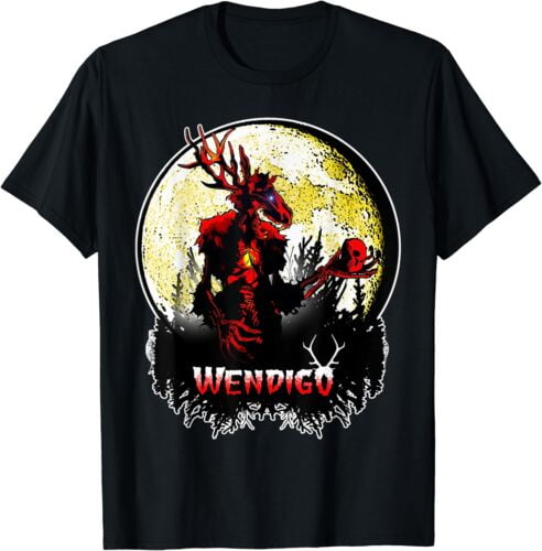 Wendigo; New Monster Skinwalker Cryptid Evil Horror Monster T-Shirt ...