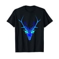 thumbnail image 1 of Wendigo Skinwalker Evil Monster Spirit Skull Mask Black T-Shirt, 1 of 5