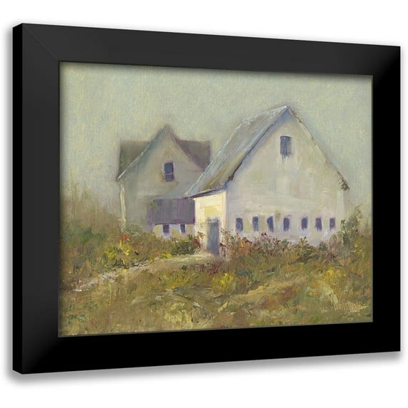 Wendling, Marilyn 14x12 Black Modern Framed Museum Art Print Titled - White Barn I