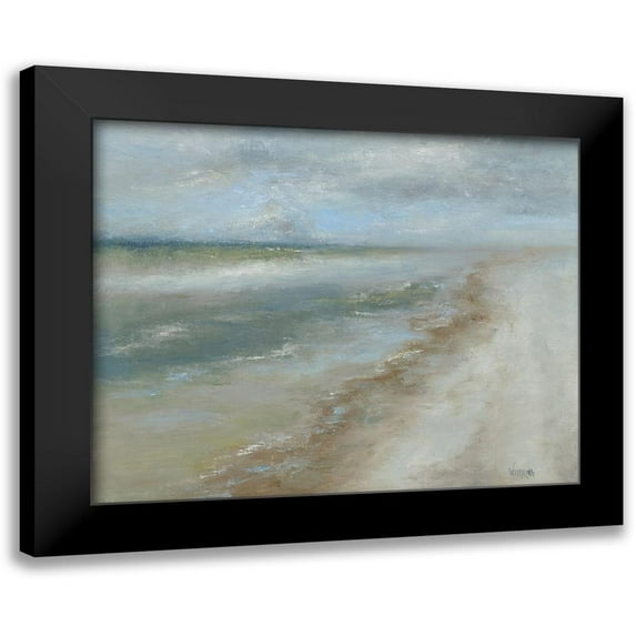 Wendling, Marilyn 18x15 Black Modern Framed Museum Art Print Titled - Ocean Walk II