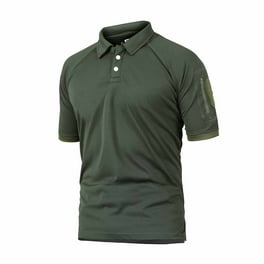 RYRJJ Men s Golf Shirt and Shorts Set Summer Outfits Fashion Casual Short Sleeve Polo Suit for Men 2 Piece Shorts Tracksuit Set Army Green L Walmart