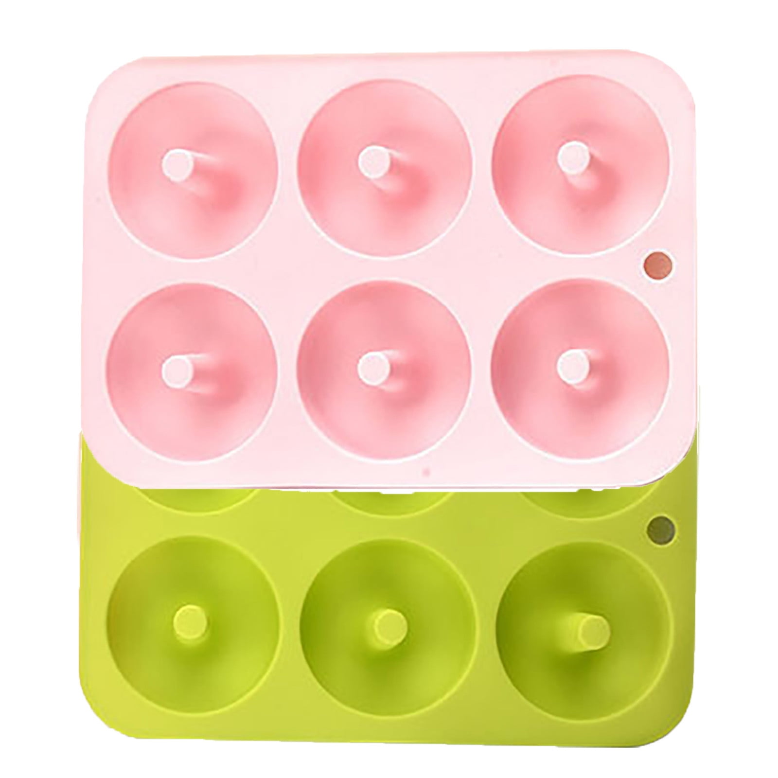 Wendoximz Silicone Donut Baking Pan Set NonStick, Dishwasher Safe