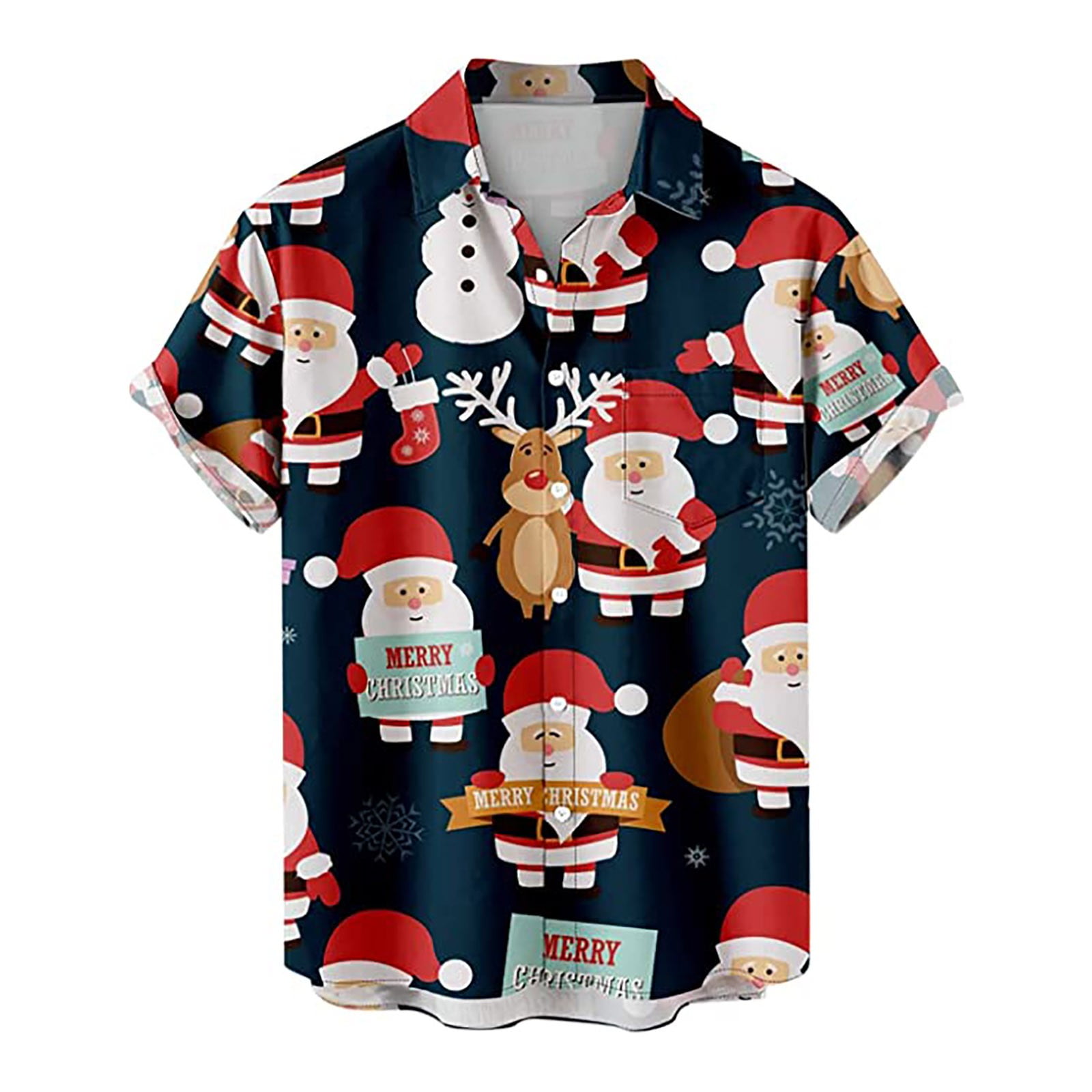 Wendunide 2023 2024 Christmas Shirts, Christmas Shirts for Men, Mens Christmas 3D Printing