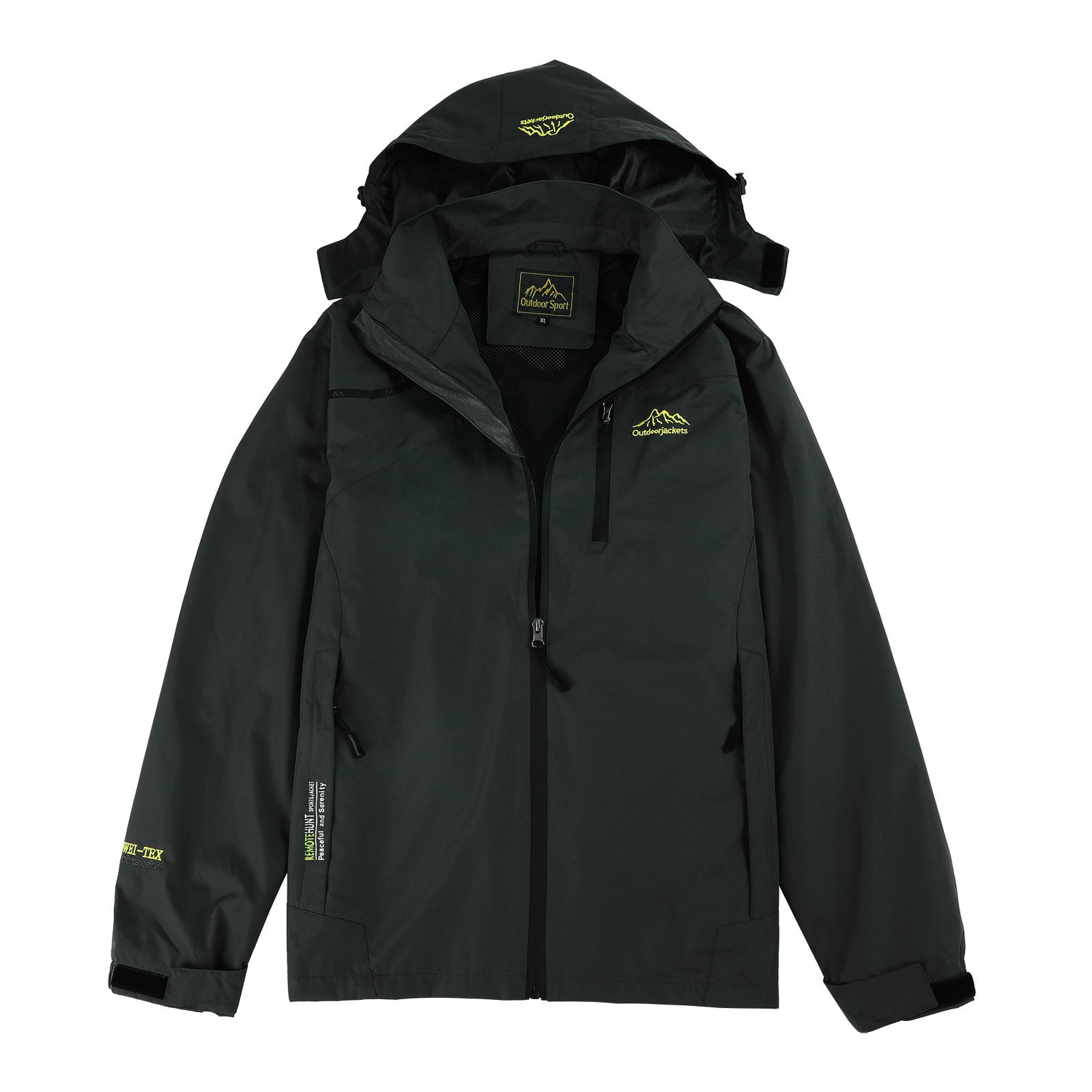 Wendunide 2024 Clearance Sales Heated Jacket North Face Jacket Men Men s Jacket Fall Single Layer Thin Windproof and Waterproof Jacket Jackets for Men Gray XXL Walmart Business Supplies