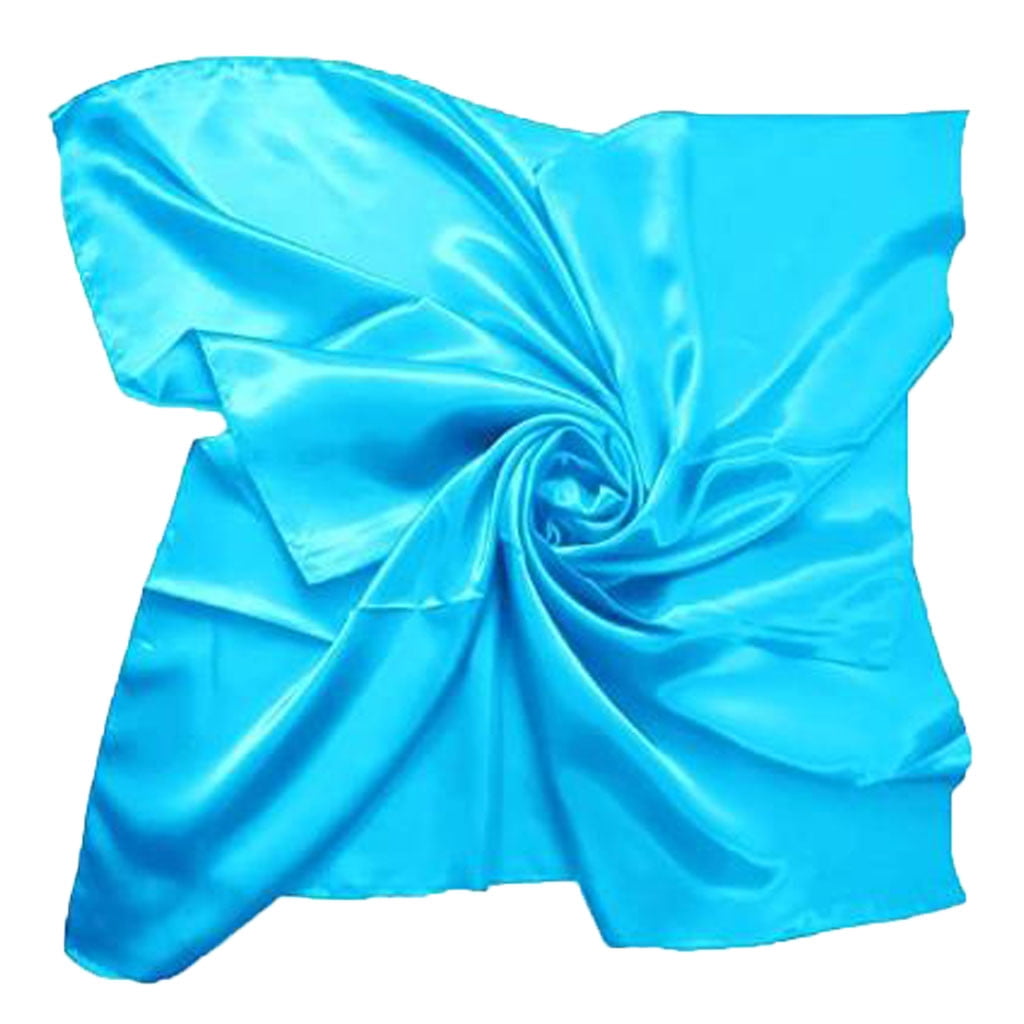 35'' Satin Head Scarf for Women, 4PCS Large Square Hair Scarf Silk