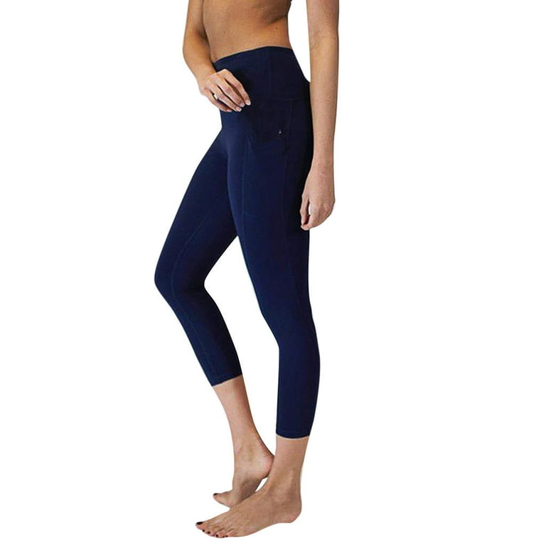 Wendunide 2024 Clearance Sales, Yoga Pants Women's High Waist Yoga Pants  Pockets Tummy Workout Running Sports Leggings Red 