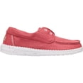 thumbnail image 1 of HEYDUDE Women Wendy Cru Stretch Canvas , Washed Red, 12, 1 of 6