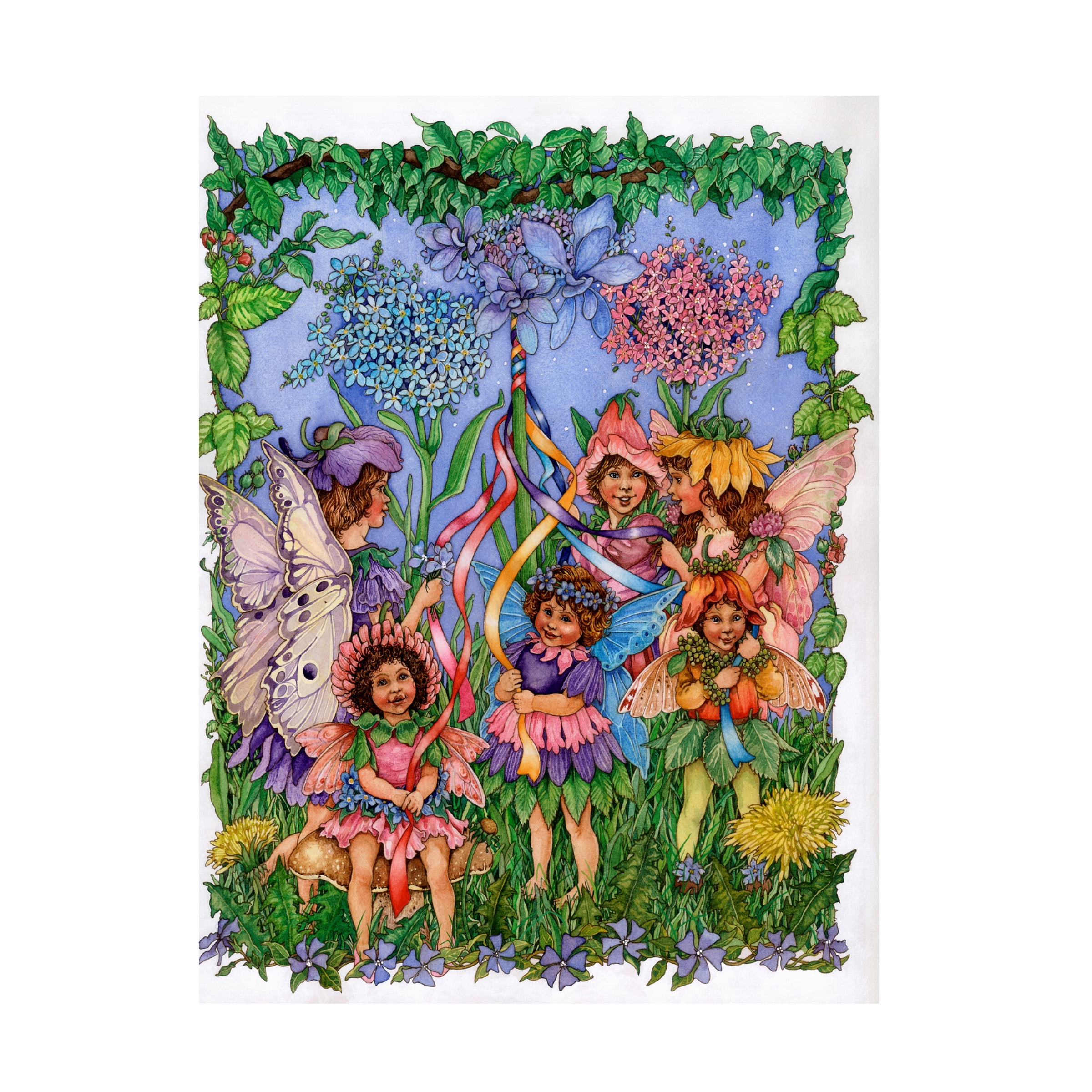 Wendy Edelson 'Farries' Canvas Art