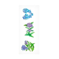 Wendy Edelson 'Forget Me Nots' Canvas Art