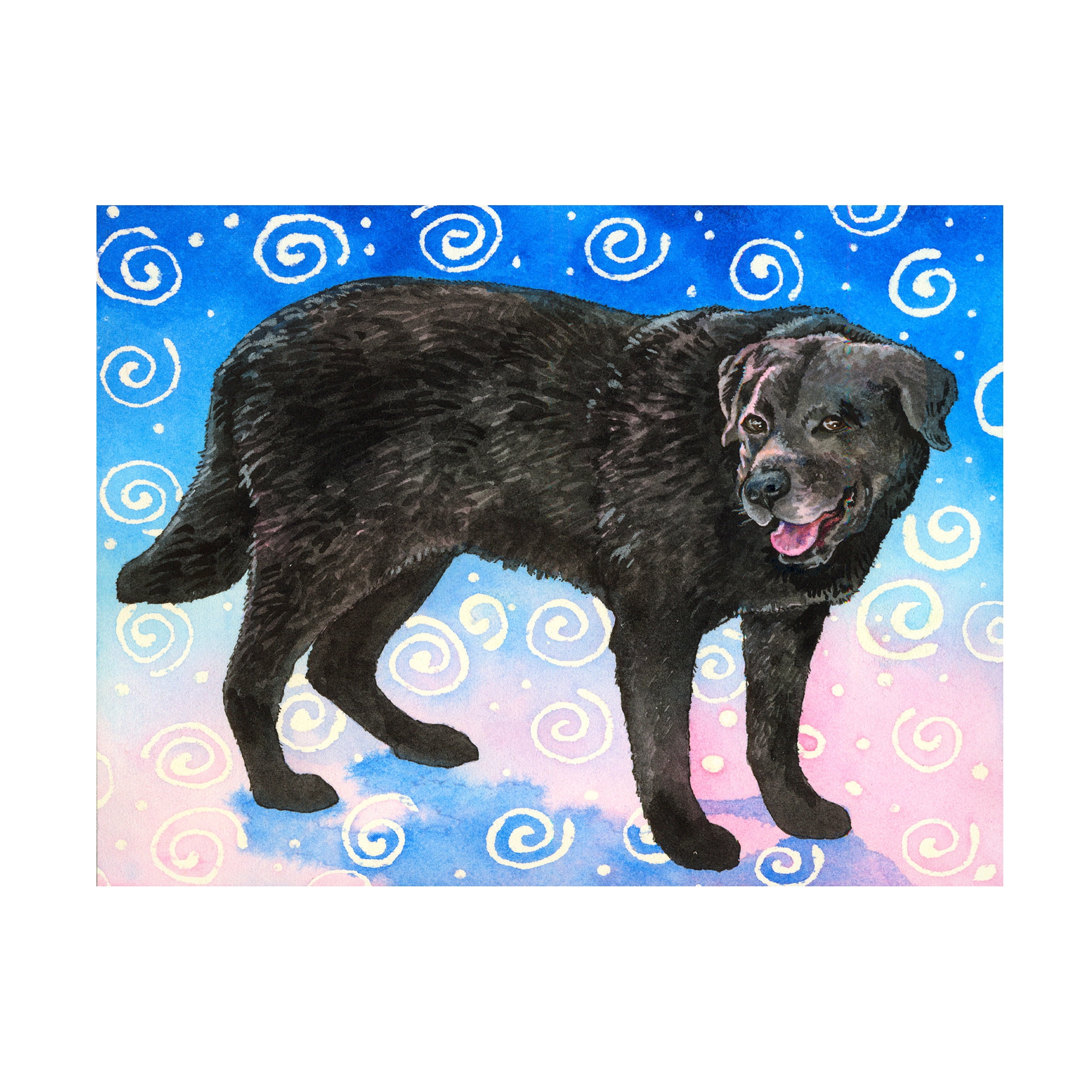 Wendy Edelson 'Pele Dog' Canvas Art