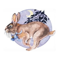 Wendy Edelson 'Rabbit' Canvas Art