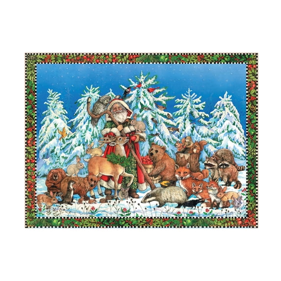 Wendy Edelson 'Santas Friends' Canvas Art