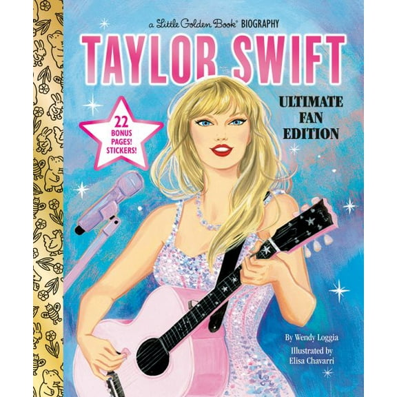 Pre-Owned Taylor Swift Ultimate Fan Edition Little Golden Book Biography: 22 Bonus Pages! Stickers! Hardcover