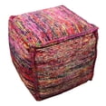 thumbnail image 1 of Wendy Pouf Upholstered in Multi-Color Fabric, 1 of 2