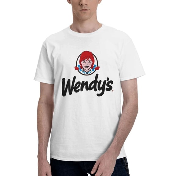 Wendy'S Logo Men'S Basic Short Sleeve T-Shirt Fad White 4x-Large