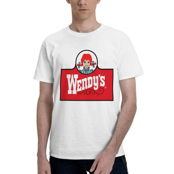 Wendy'S Logo Men'S Basic Short Sleeve T-Shirt Fad White Xx-Large