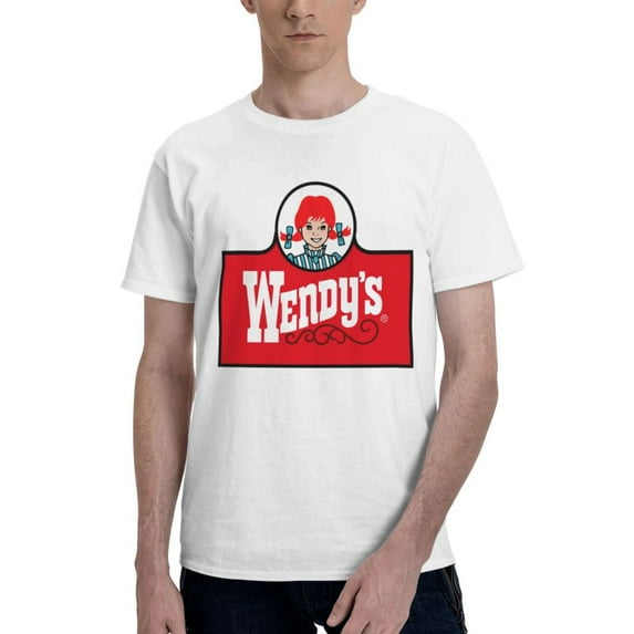 Wendy'S Logo Men'S Basic Short Sleeve T-Shirt Fad White Xx-Large