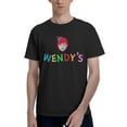 thumbnail image 1 of Wendy'S Logo Men'S Basic Short Sleeve T-Shirt Fashion Black Small, 1 of 8