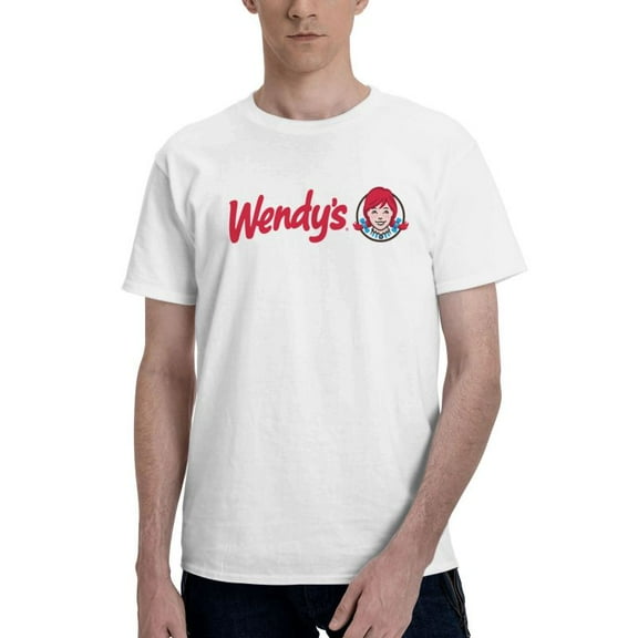 Wendy'S Logo Men'S Basic Short Sleeve T-Shirt Fashion White Small