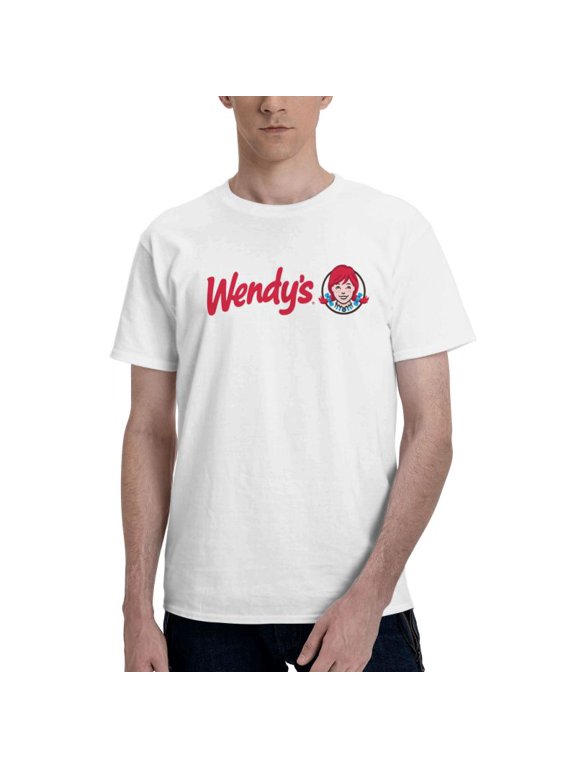 Wendy'S Logo Men'S Basic Short Sleeve T-Shirt Fashion White Small