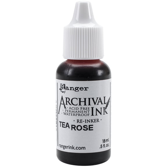 Wendy Vecchi Designer Series Archival Re-Inkers .5oz-Tea Rose