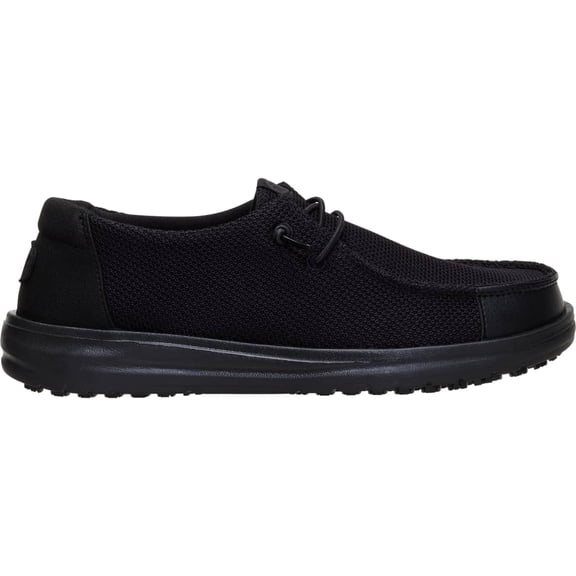 HEYDUDE Women Wendy Work CE Slip Resistant , Black, 10