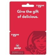 Wendy's $15 Gift Card