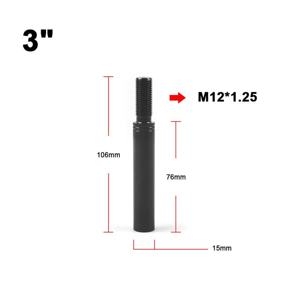 WendyZ 3" 3.5" 4" Shift Knob Extender for Manual Shifter Rod