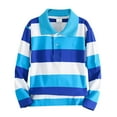 thumbnail image 1 of Wenfanal Back to School Clothes for Teen Boys Boys Uniform Shirts,Boys Comfortable Breathable Long Sleeved T Shirt Casual Versatile Top Girls Fashion Size 3-4 Years,Sky Blue, 1 of 3