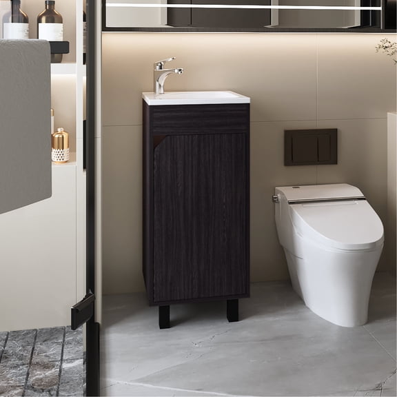 Wenge Finish | Spacious Storage | Bathroom Functionality