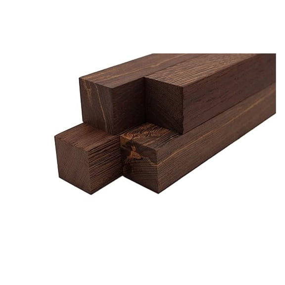 Wenge Lumber Turning Blanks 2" x 2" (4 Pieces) (2" x 2" x 24")