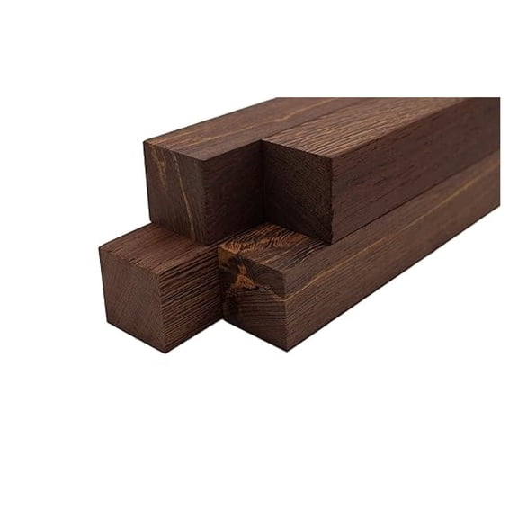 Wenge Lumber Turning Blanks 2" x 2" (4 Pieces) (2" x 2" x 8")