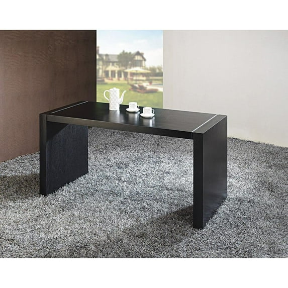 Wenge Wood MDF Computer Desk in Espresso Color
