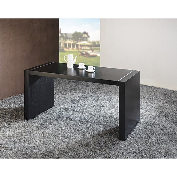 Wenge Wood MDF Computer Desk in Espresso Color