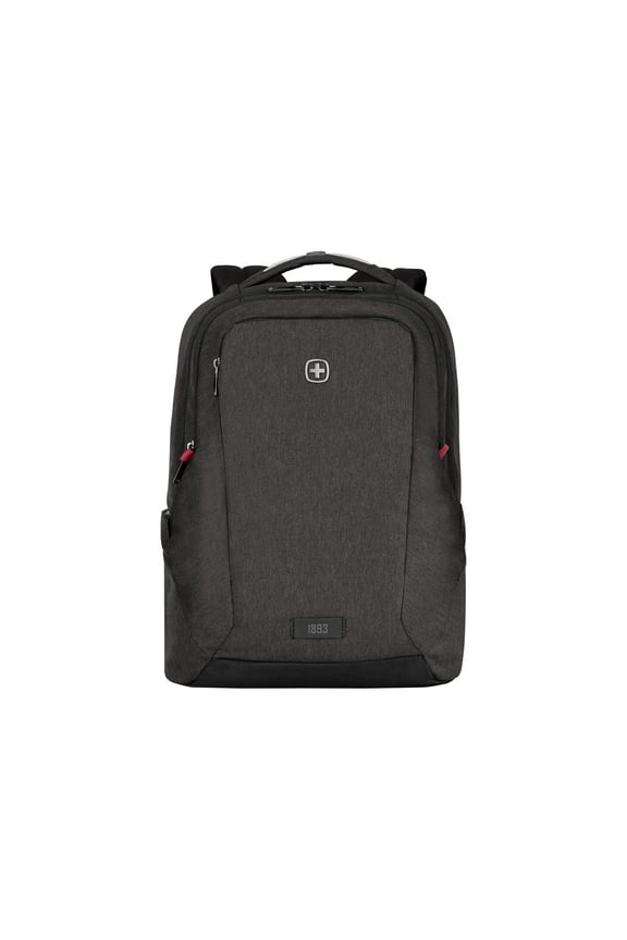 16'' Laptop Backpack with Tablet Pocket, Black, Black