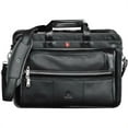 thumbnail image 1 of Wenger 9350-56 Wenger Leather Double Compartment Attache, 1 of 1