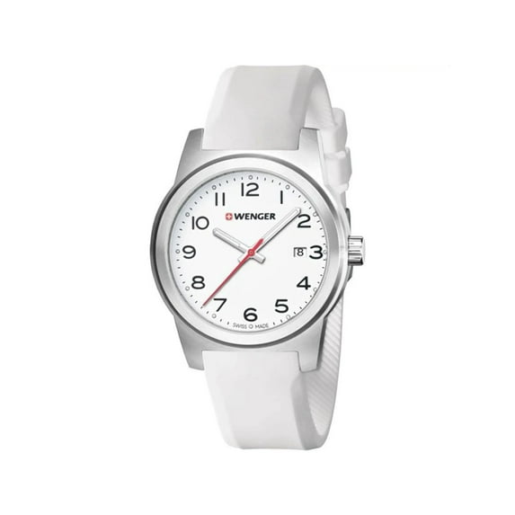 Wenger Avenue 41mm Stainless Steel White Dial Men's Quartz Watch 0441.147