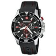 thumbnail image 1 of Wenger Men's 0643.102 Sea Force Black Dial Black Rubber Strap Chronograph Dive Watch, 1 of 2