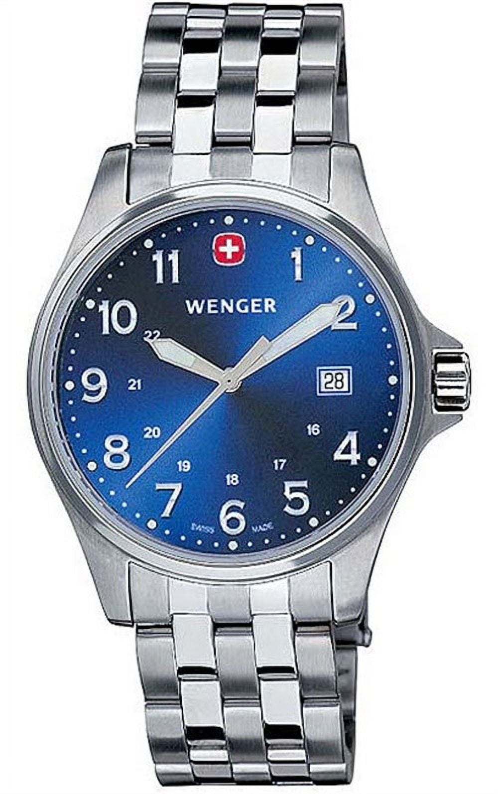 Wenger terragraph stainless steel shop men's watch
