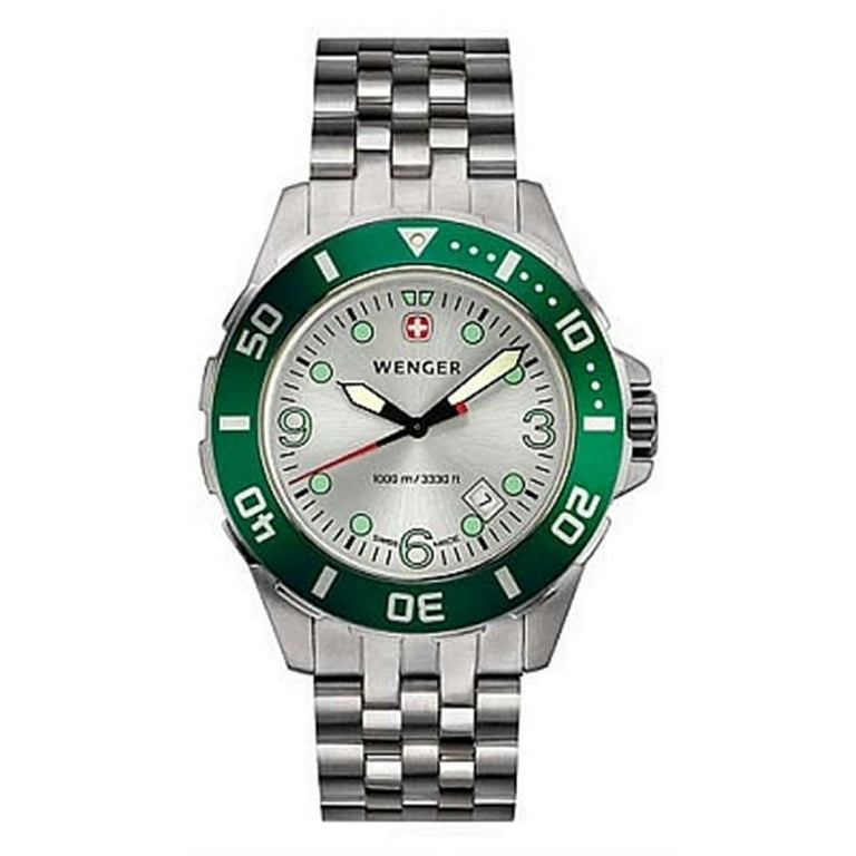 Wenger Men's Swiss Made AquaGraph 1000 Meter Deep Diver 72237