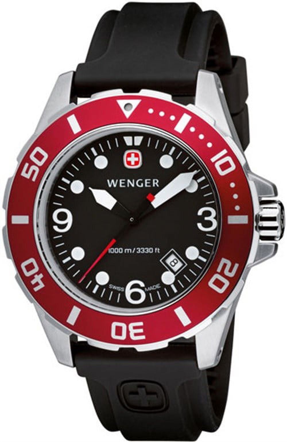 Wenger Men's Swiss Made Aquagraph 1000M Watch 72233 - Walmart.com