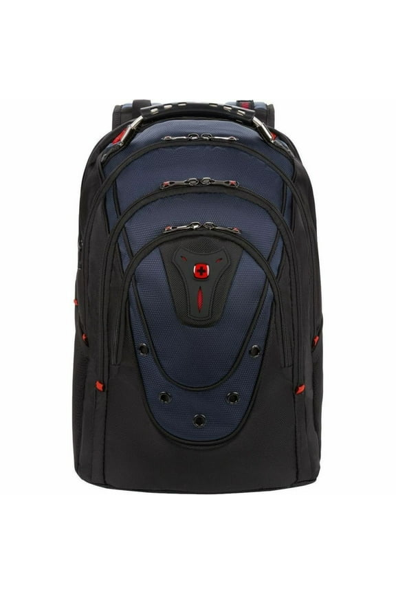 Polyester 16" Ibex Pro Laptop Backpack, Black/Navy
