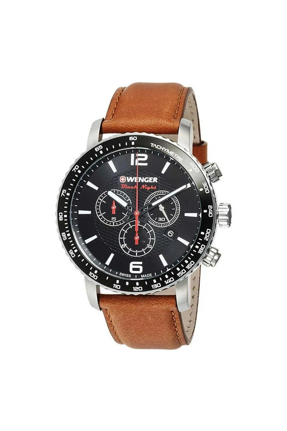 Roadster Black Night 45mm Steel Black Dial Quartz Mens Watch 01.1843.104