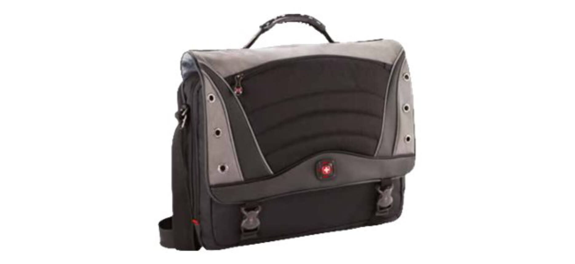 Wenger Saturn Laptop Messenger Bag, Gray