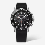 فينجر الجيش السويسري 01.0643.118 رجل سيفورس أسود ساعة كرونوغراف 43 mm MSRP $390